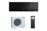 Mitsubishi Electric 5.0 / 5.8kW Small Room Designer EF50 High Wall Black Heatpump Airconditioner